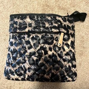 MZ Wallace Flat Metro Crossbody in Leopard